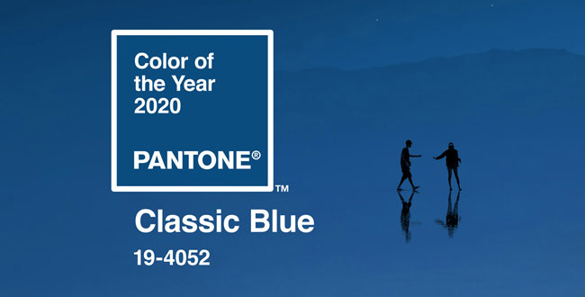 Pantone Color of the year 2020 Classic Blue