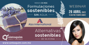 WEBINAR Menos es más: formulaciones sostenibles sin agua y alternativas sostenibles de silicona Alzo International